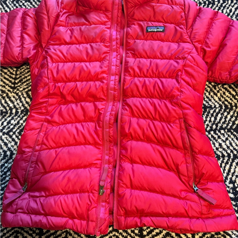 Patagonia Kids Puffer Jacket - bright pink